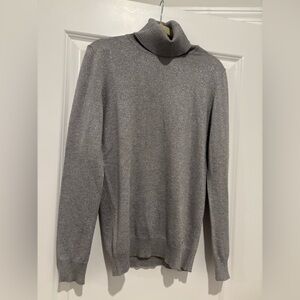 Gray Turtleneck Sweater